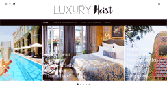 Desktop Screenshot of luxuryheist.com
