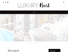 Tablet Screenshot of luxuryheist.com